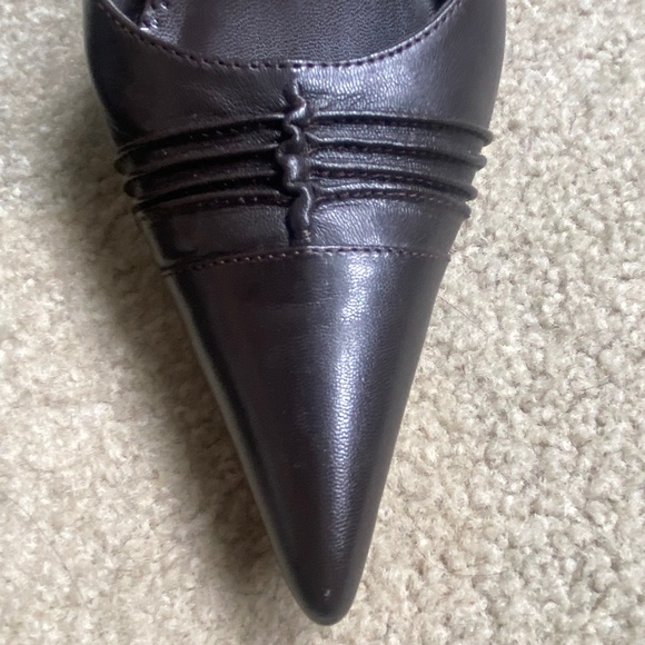 GUC Aldo Brown Leather Heels, Size 38 - Picture 8 of 8